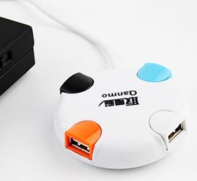 批發取電貓圓形USB HUB分線器，USB一分四擴展口選購指南